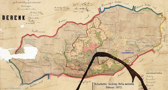 13_Derenk területe és határa 1872