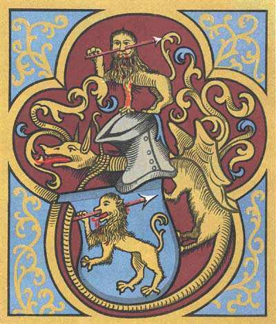 A Baksa-nembéli családok 1418-ban, Zsigmond által adományozott közös címere (forrás: tarjankepek.hu)